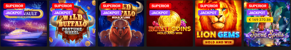 Jogos de Slots Jackpot do Betibet Casino